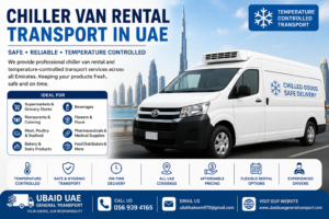 Read more about the article Chiller Van Rental Transport in UAE – Reliable Cold Chain Delivery Services
